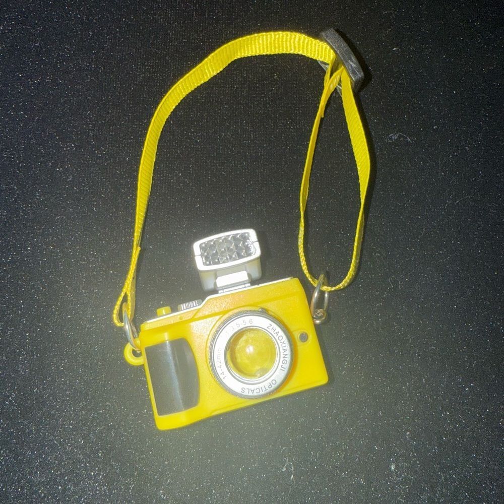 Labubu Yellow Camera with Strap